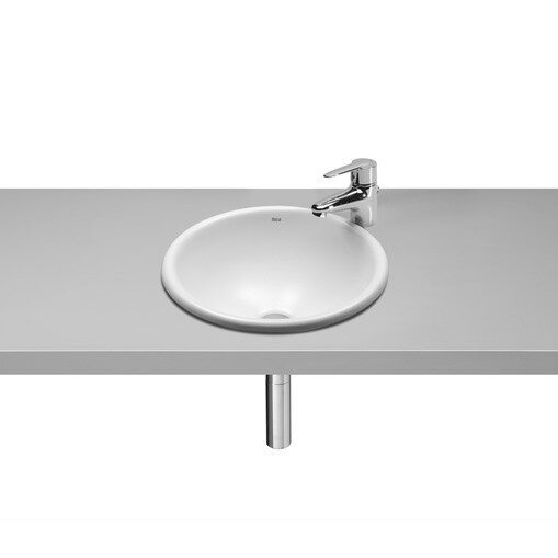 Изображение товара Раковина встраиваемая Roca Foro 40 32787200, круглая, белая, угловая 40x40 см