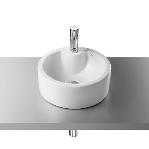 Изображение товара Раковина накладная Roca Terra 32722T000, 39 x 39 см с покрытием MaxiClean