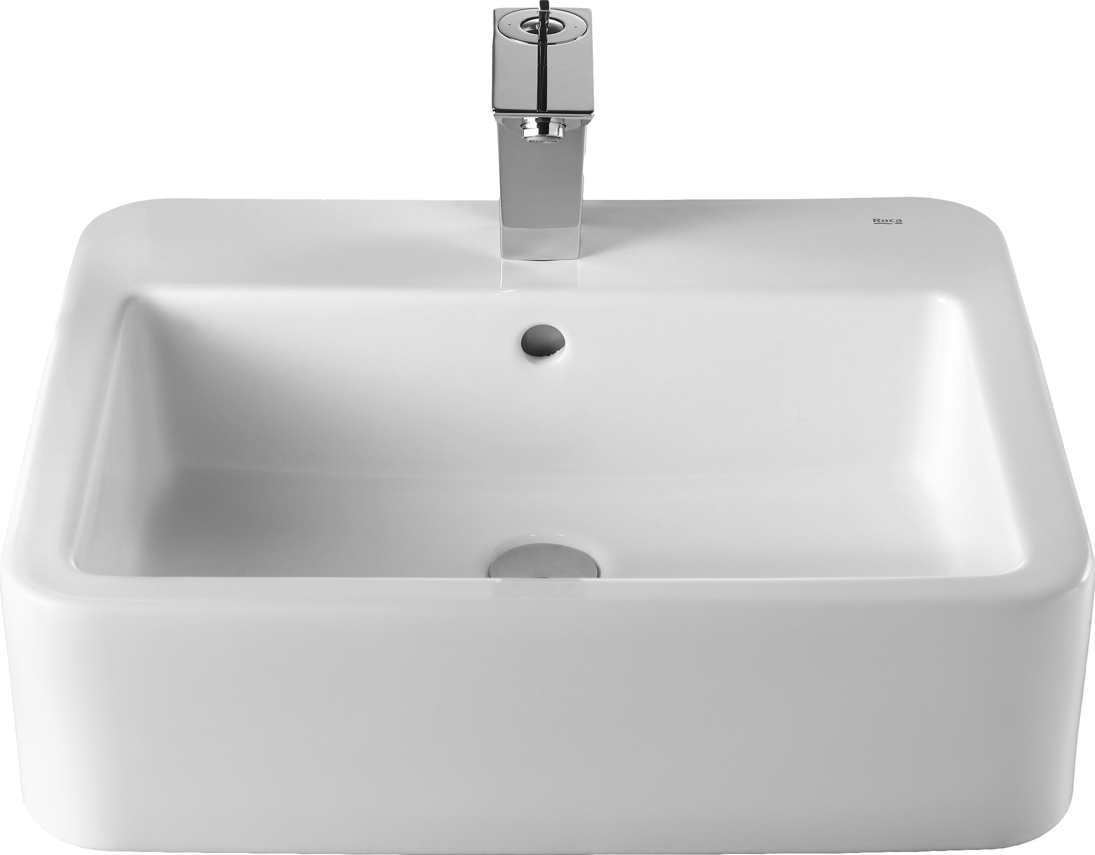 Изображение товара Подвесная раковина Roca N-Meridian 55x42 см белая для ванной Изображение товара Подвесная раковина Roca N-Meridian 55x42 см белая для ванной