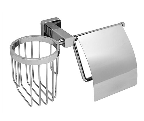 Изображение товара Держатель для туалетной бумаги и освежителя воздуха WasserKRAFT Lippe, K-6559, хром