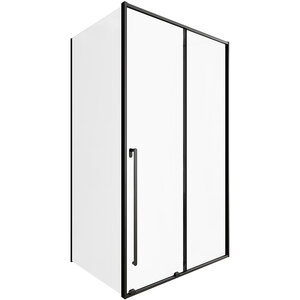 Изображение товара Душевой уголок Allen Brau Fantasy 2.0, 3.11010.31 + 3.11013.31, 160 х 90 см, стекло прозрачное, профиль черный матовый