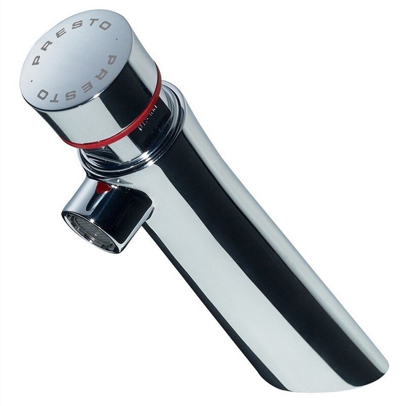 Изображение товара Кран порционный Presto Neo 65100 для раковины хром антивандальный