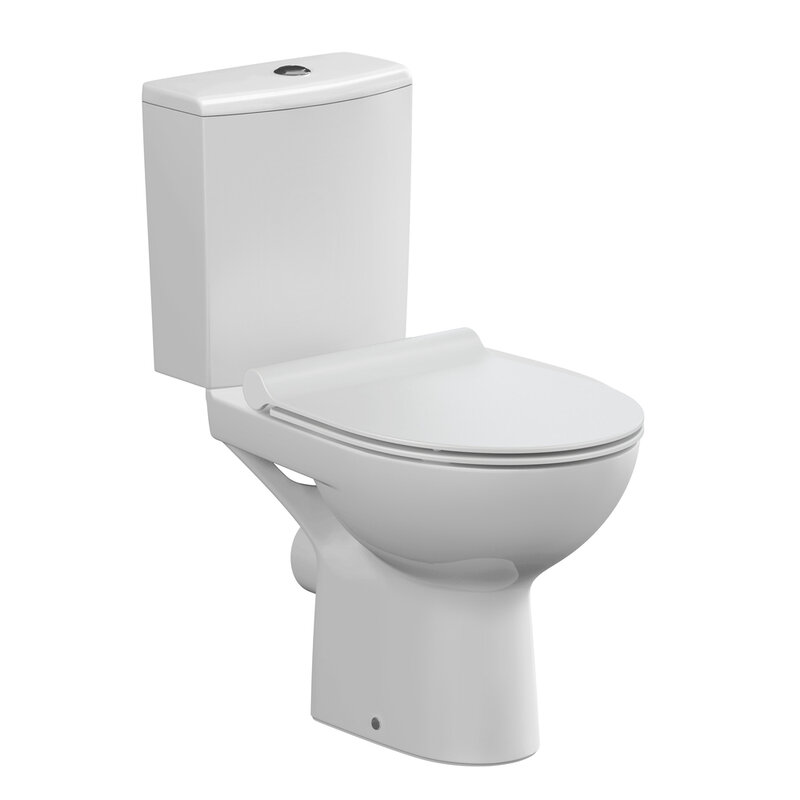 Изображение товара Унитаз-компакт безободковый Cersanit Nature Clean On 011 с микролифтом белый