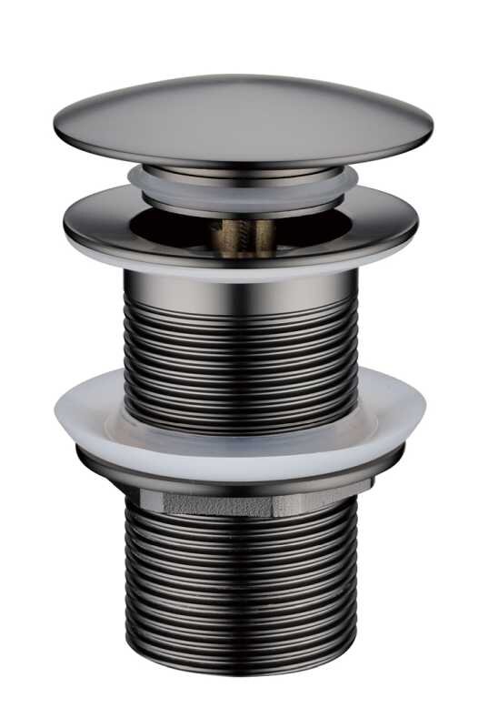 Изображение товара Донный клапан Boheme 612/2-GM для раковины с переливом автомат clik-clack