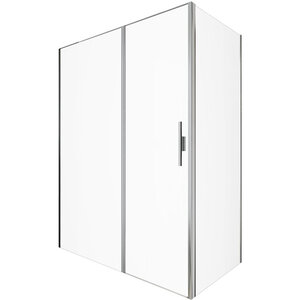 Изображение товара Душевой уголок Allen Brau Priority, 3.31031.00 + 3.31040.00, 120 х 80 см, стекло прозрачное, профиль хром