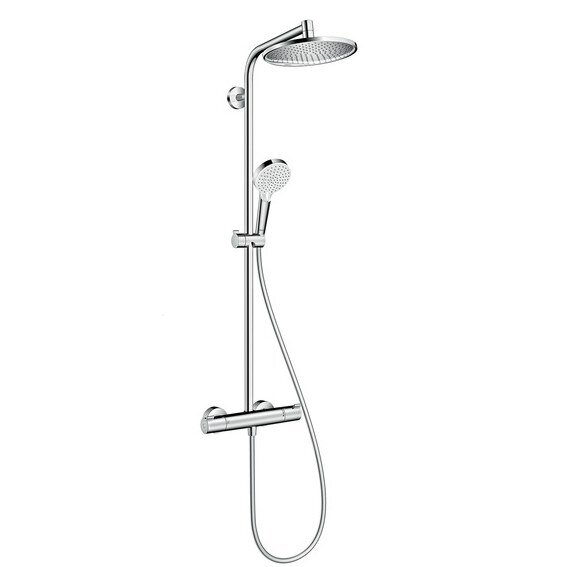 Изображение товара Душевая система Hansgrohe Crometta S 240 Showerpipe с термостатом хром