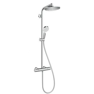Изображение товара Душевая система Hansgrohe 27268000 Crometta S 240 Showerpipe EcoSmart, термостатическая, хром