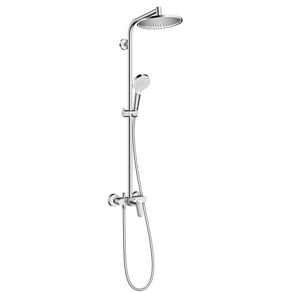 Изображение товара Душевая система Hansgrohe Crometta S 240 Showerpipe EcoSmart хром Германия