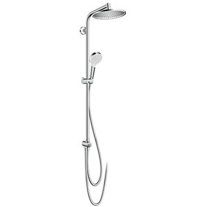 Изображение товара Душевой гарнитур Hansgrohe Crometta S 240 1jet Showerpipe Rеno 27270000 с верхним душем, хром