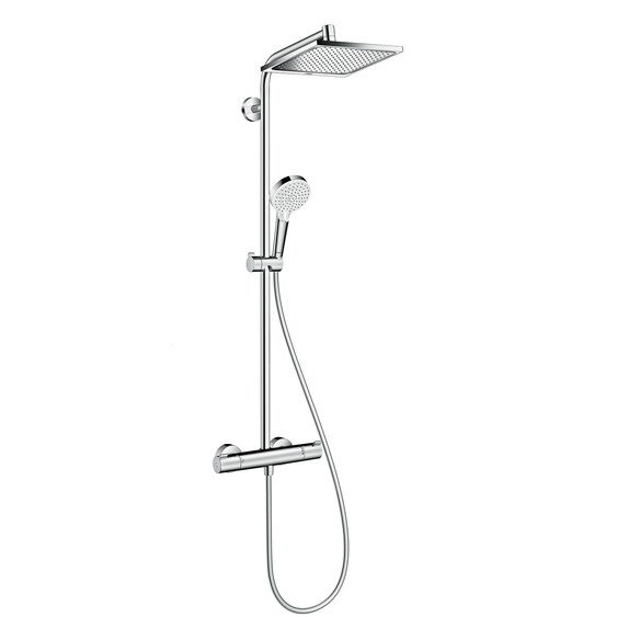 Изображение товара Душевая система Hansgrohe Crometta E 240 1jet Showerpipe с термостатом и хромом