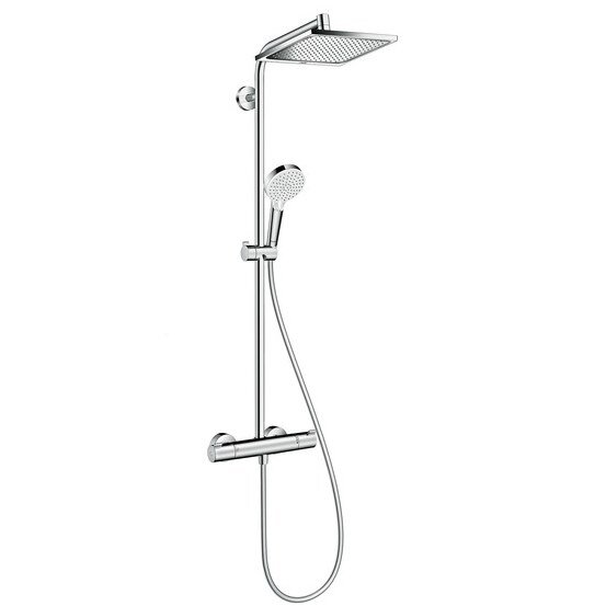 Изображение товара Душевая система Hansgrohe Crometta 240 мм термостатическая EcoSmart полностью хром