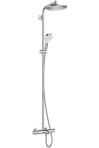 Изображение товара Душевая система Hansgrohe Crometta S 240 Showerpipe 27320000 1jet термостатическая, хром