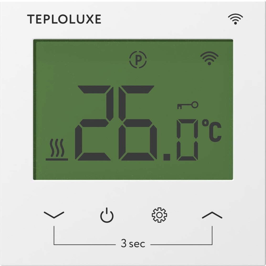 Изображение товара Терморегулятор Теплолюкс Pontus Wi‑Fi +Sensor 10 кОм пола Изображение товара Терморегулятор Теплолюкс Pontus Wi‑Fi +Sensor 10 кОм пола