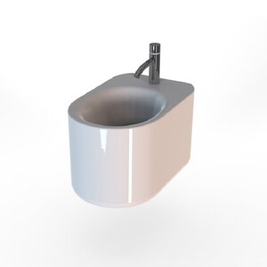 Изображение товара Подвесное биде Axa Delano 9002001 белый классический дизайн керамика