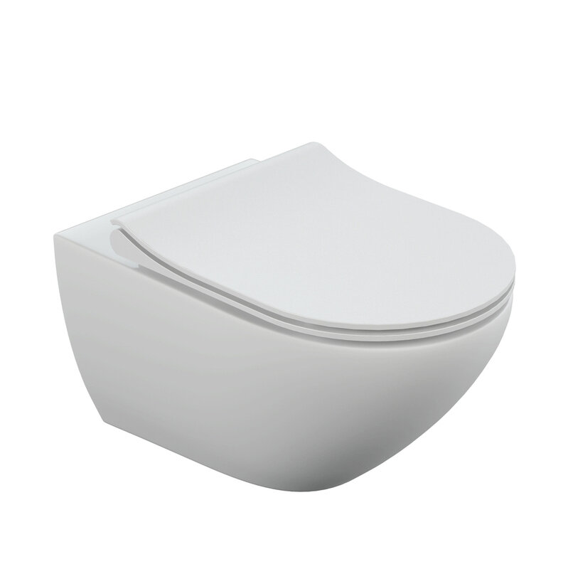 Изображение товара Унитаз подвесной Cersanit Street Fusion Vortex DPL EO slim A64517 безободковый с микролифтом