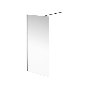Изображение товара Душевая стенка Kerama Marazzi Vetro VE.90.WI.CR, со свободным входом, 90 см, стекло прозрачное, профиль хром