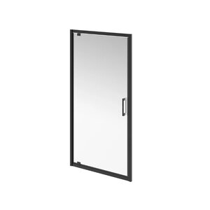 Изображение товара Душевая дверь Kerama Marazzi Vetro VE.100.PD.BLK.M 100 см стекло прозрачное матовый черный профиль