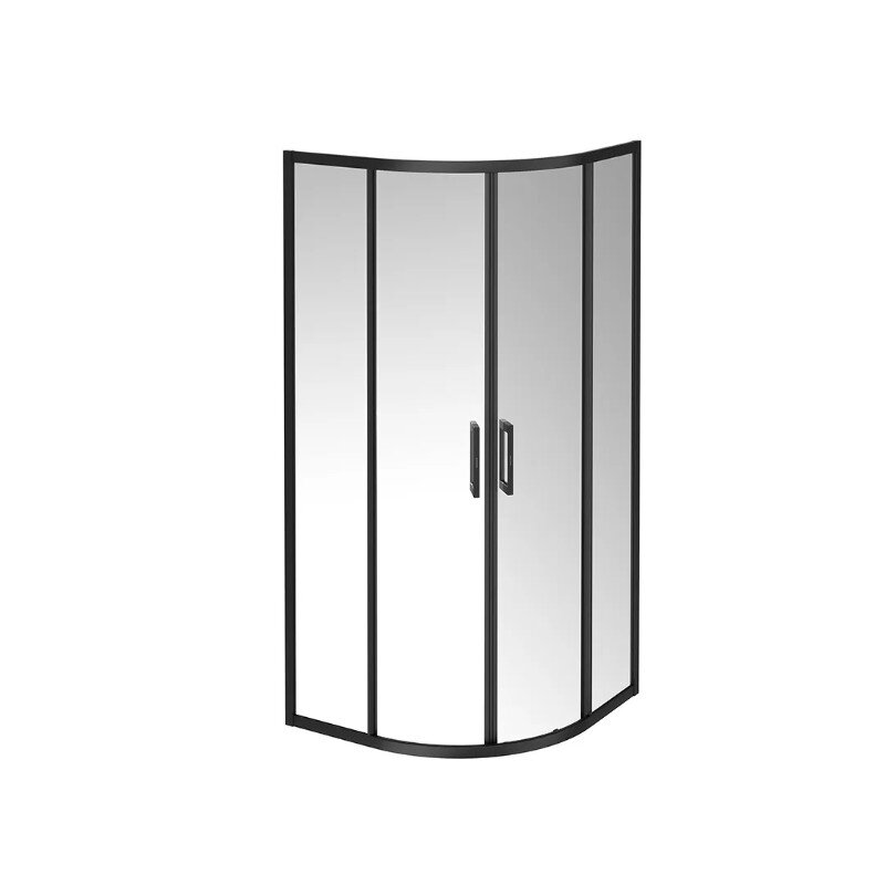 Изображение товара Душевой уголок Kerama Marazzi Vetro 90x90 см с матовым черным профилем