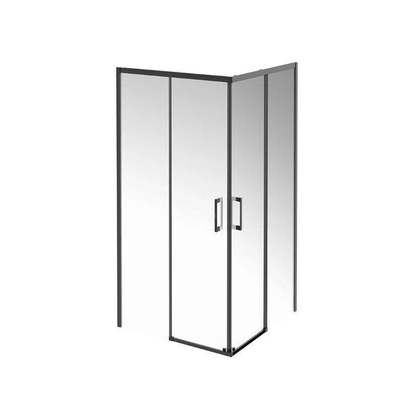 Изображение товара Душевой уголок Kerama Marazzi Vetro/Ветро VE.100.SSD.BLK.M, 100 х 100 см, стекло прозрачное, профиль матовый черный Изображение товара Душевой уголок Kerama Marazzi Vetro/Ветро VE.100.SSD.BLK.M, 100 х 100 см, стекло прозрачное, профиль матовый черный
