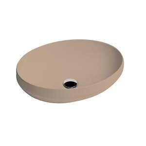 Изображение товара Раковина Axa Decus 8510010 50 см накладная овальная бежевый матовый Италия