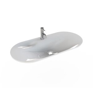 Изображение товара Подвесная раковина Axa Delano 100 см белая керамика, итальянское качество