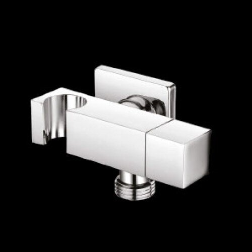 Изображение товара Шланговое подключение MiroEurope Square SUR3 с запорным устройством и держателем для лейки