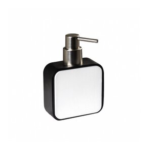 Изображение товара Дозатор жидкого мыла Ridder Amara 2244520 черный белый современный стиль