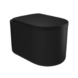 Изображение товара Подвесной унитаз Axa Delano WCWH9001007, безободковый, крышка-сиденье с микролифтом, черный матовый