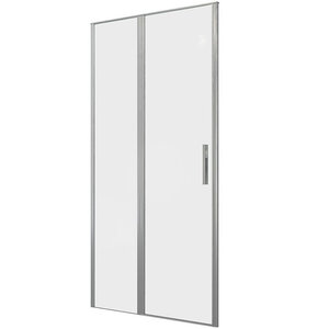Изображение товара Душевая дверь Allen Brau Priority, 3.31038.BA, 160 см, стекло прозрачное, профиль серебро брашированное
