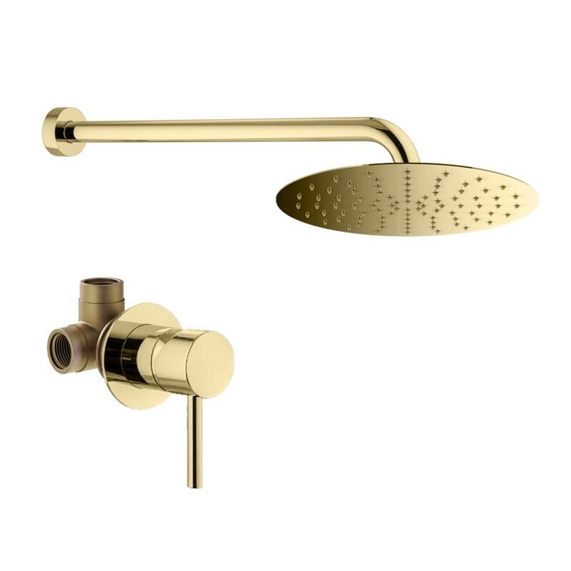 Изображение товара Душевая система Plumberia Selection Ixo KITXO01OR золото