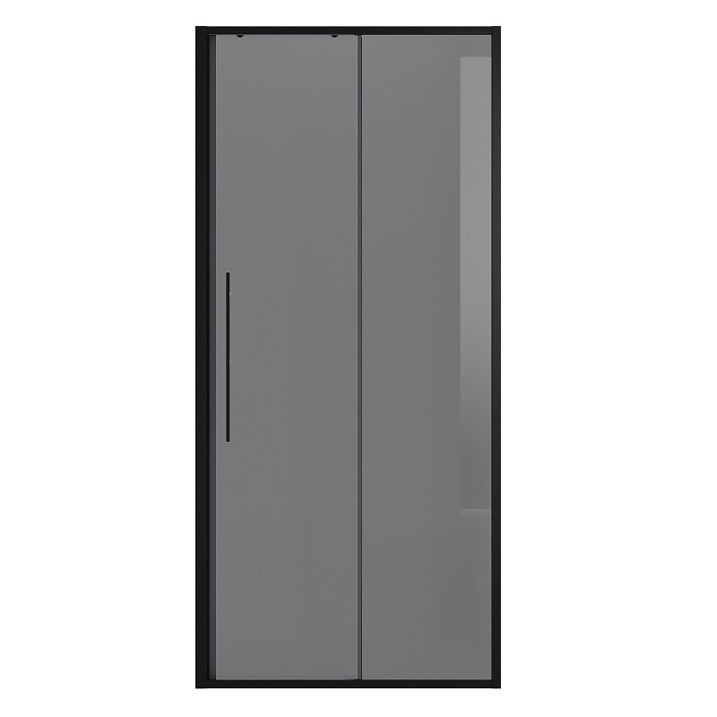 Изображение товара Душевая дверь Niagara Nova NG-85-10TB 100 см стекло тонированное раздвижная черный матовый профиль