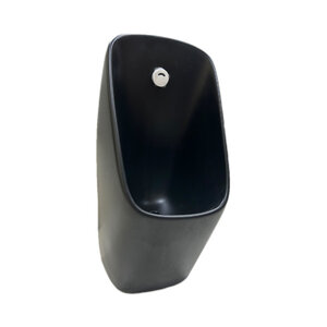 Изображение товара Писсуар настенный SantiLine SL-6004MB, функция электронного смыва, цвет черный матовый