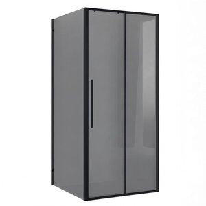 Изображение товара Душевой уголок Niagara Nova NG-85-9TB-TB100-34, 90 х 100 см, стекло тонированное, профиль черный матовый
