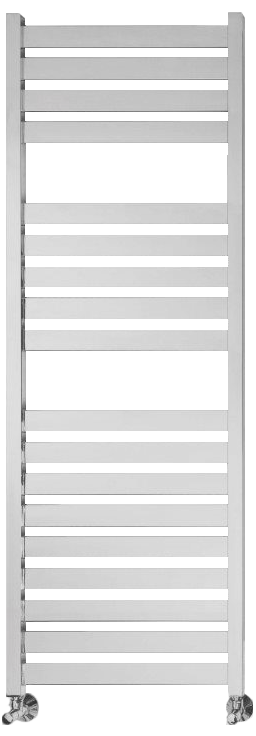 Изображение товара Полотенцесушитель водяной Benetto Термини П18, высота 157 см, ширина 53.5 см  под углом