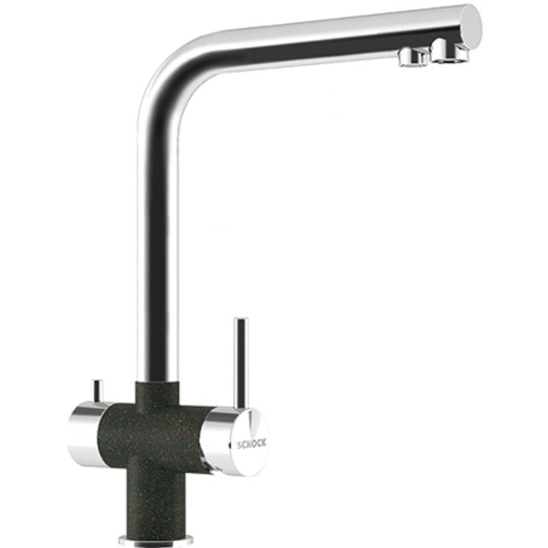 Изображение товара Schock Vitus 710428 — смеситель с фильтром, сталь/оникс