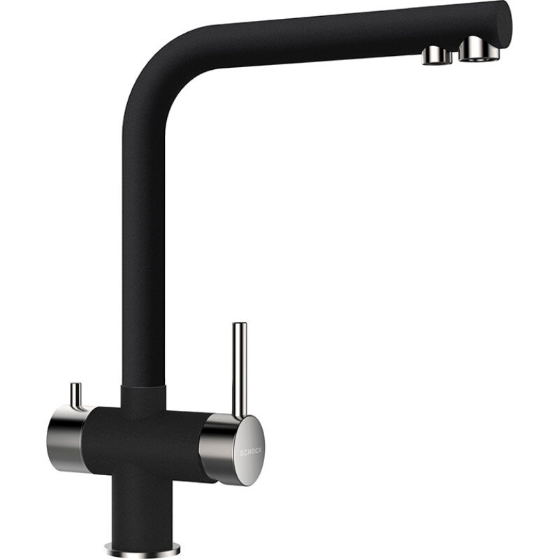 Изображение товара Смеситель для кухни Schock Wellus New 710082 с подключением к фильтру и г-образным изливом