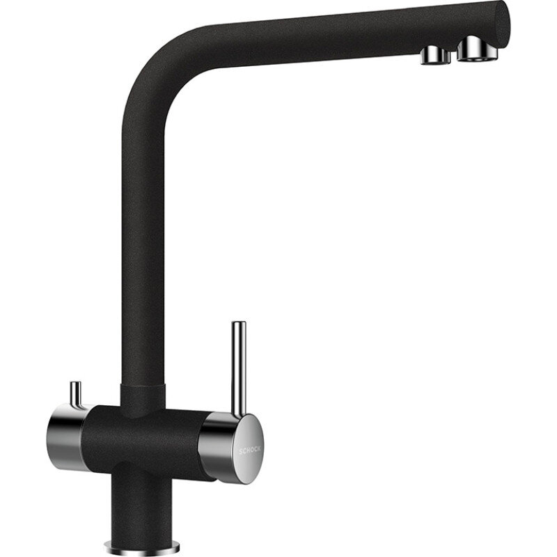 Изображение товара Schock Wellus New 710261: смеситель с фильтруемой водой, хром/черный, 35 см