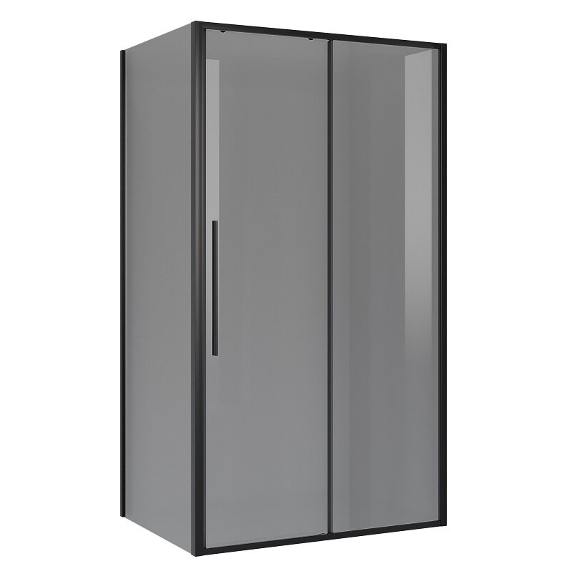 Изображение товара Душевой уголок Niagara Nova NG-85-12TB-TB100-34 120x100 см, тонированное стекло, черный матовый про