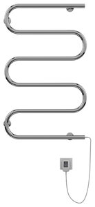 Изображение товара Электрический полотенцесушитель Terminus Ш-образный 600х800 хром нерж сталь IP 65
