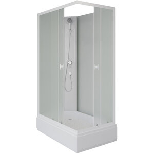 Изображение товара Душевая кабина Niagara Promo P100 80x100 см с матовым стеклом и раздвижными дверями