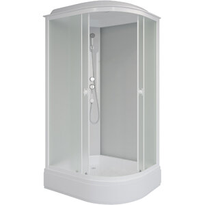 Изображение товара Душевая кабина Niagara Promo P120/90/26L/MT/P120/90/26R/MT, 120 x 90 см, с крышей, стекло матовое, профиль белый, левая/правая