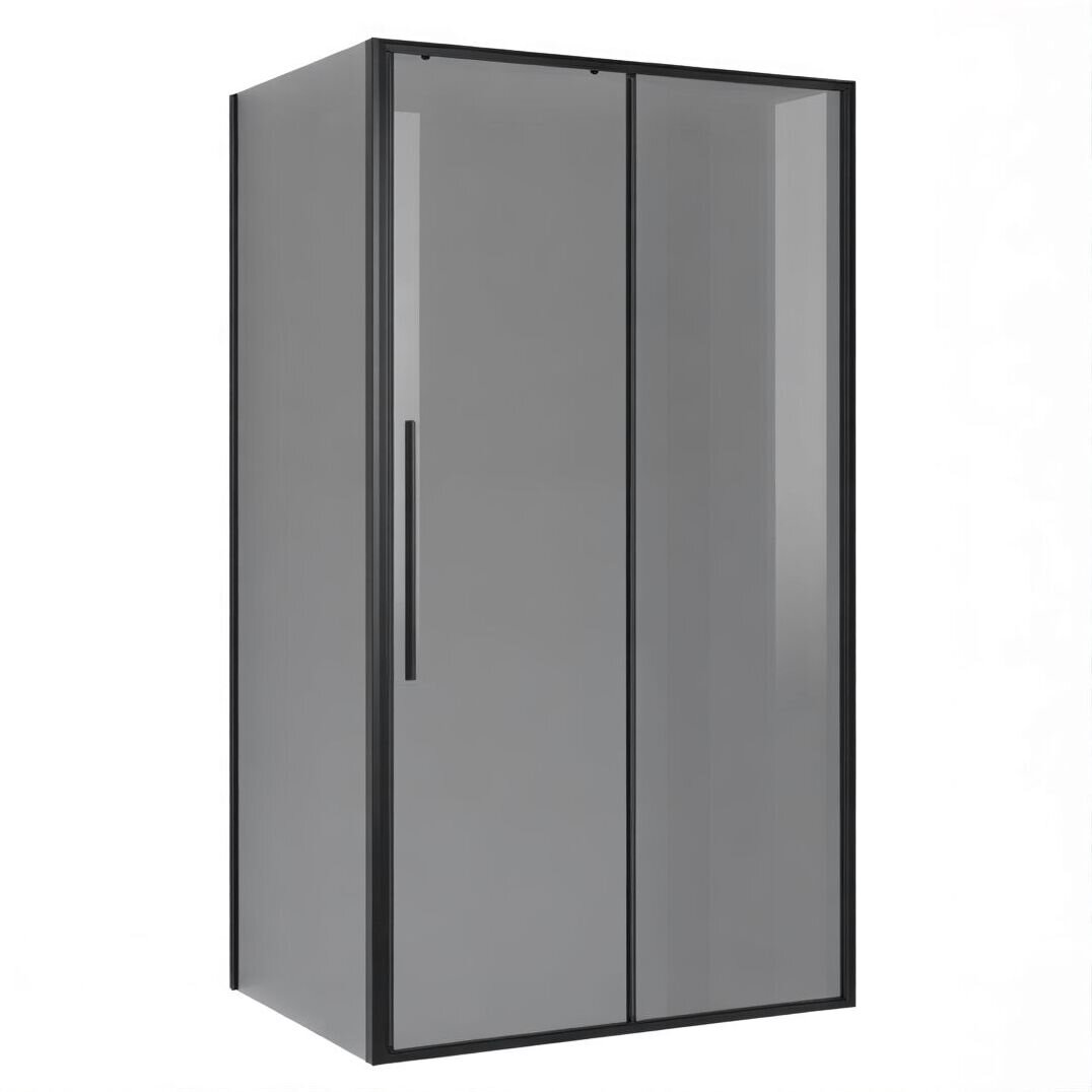 Изображение товара Душевой уголок Niagara Nova NG-85-14TB-TB90-34, 140 х 90 см, стекло тонированное, профиль черный матовый Изображение товара Душевой уголок Niagara Nova NG-85-14TB-TB90-34, 140 х 90 см, стекло тонированное, профиль черный матовый