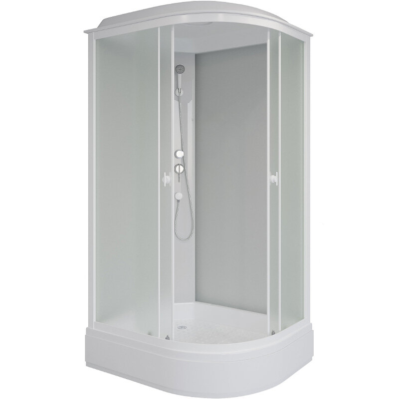 Изображение товара Душевая кабина Niagara Promo P90/70/26L/MT с крышей матовое стекло 90x70 см