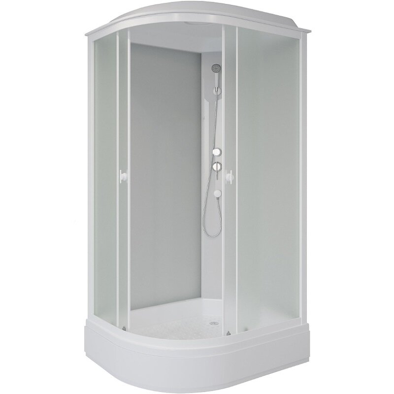 Изображение товара Душевая кабина Niagara Promo P90/80/26L/MT с крышей и матовым стеклом 90x80 см