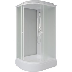 Изображение товара Душевая кабина Niagara Promo P90/80/26L/MT/P90/80/26R/MT, 90 x 80 см, с крышей, стекло матовое, профиль белый, левая/правая