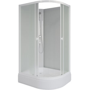 Изображение товара Душевая кабина Niagara Promo P90/70/26L/MT/BK/P90/70/26R/MT/BK, 90 x 70 см, стекло матовое, профиль белый, левая/правая