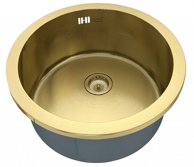 Изображение товара Мойка Zorg Inox SZR-500-BRONZE бронзовая круглая встраиваемая Изображение товара Мойка Zorg Inox SZR-500-BRONZE бронзовая круглая встраиваемая