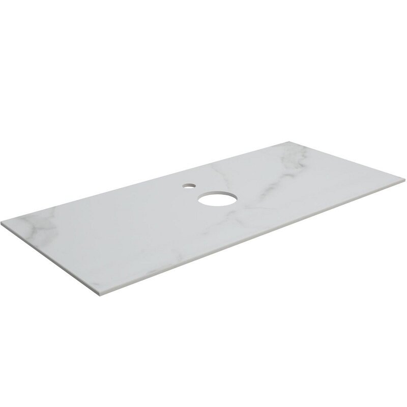 Изображение товара Столешница Aquanet Nova Lite 257595, 100 см, керамогранит, цвет мрамор