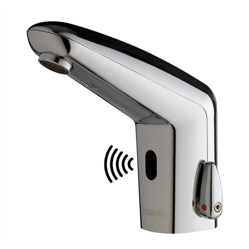 Изображение товара Сенсорный смеситель Presto Volta 55216 Хром бесконтактный автоматический Изображение товара Сенсорный смеситель Presto Volta 55216 Хром бесконтактный автоматический