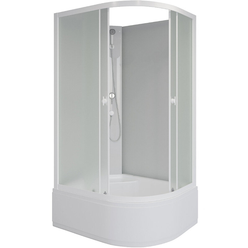 Изображение товара Душевая кабина Niagara Promo P90/80/40L/MT/BK - 90x80 см, матовое стекло